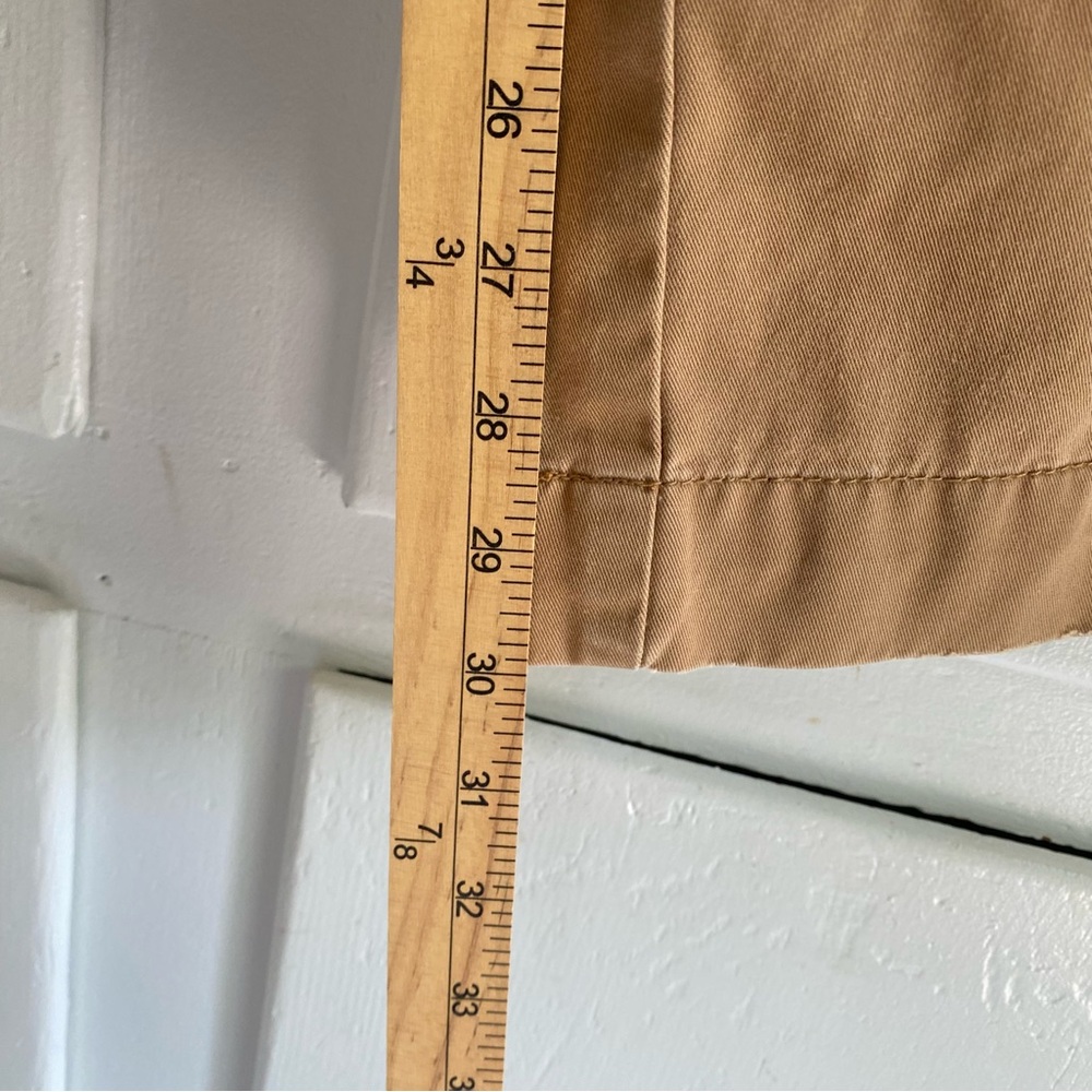 Vintage Y2K Old Navy Tan Pant Side Pockets Flap Back Pockets Velvet Belt Loops4 - Picture 8 of 9